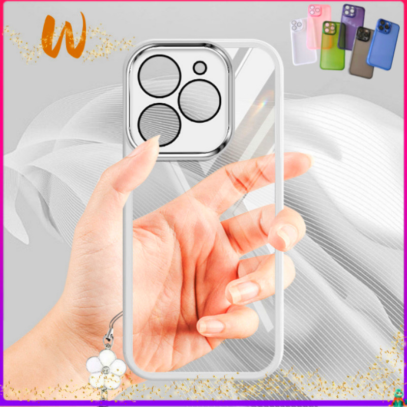 Capa Para OPPO Reno 10 11 12 Pro Plus 11f F25 12f F27 2z 2f 4G 5G Transparente Linda Moda Simples Protetora Celular