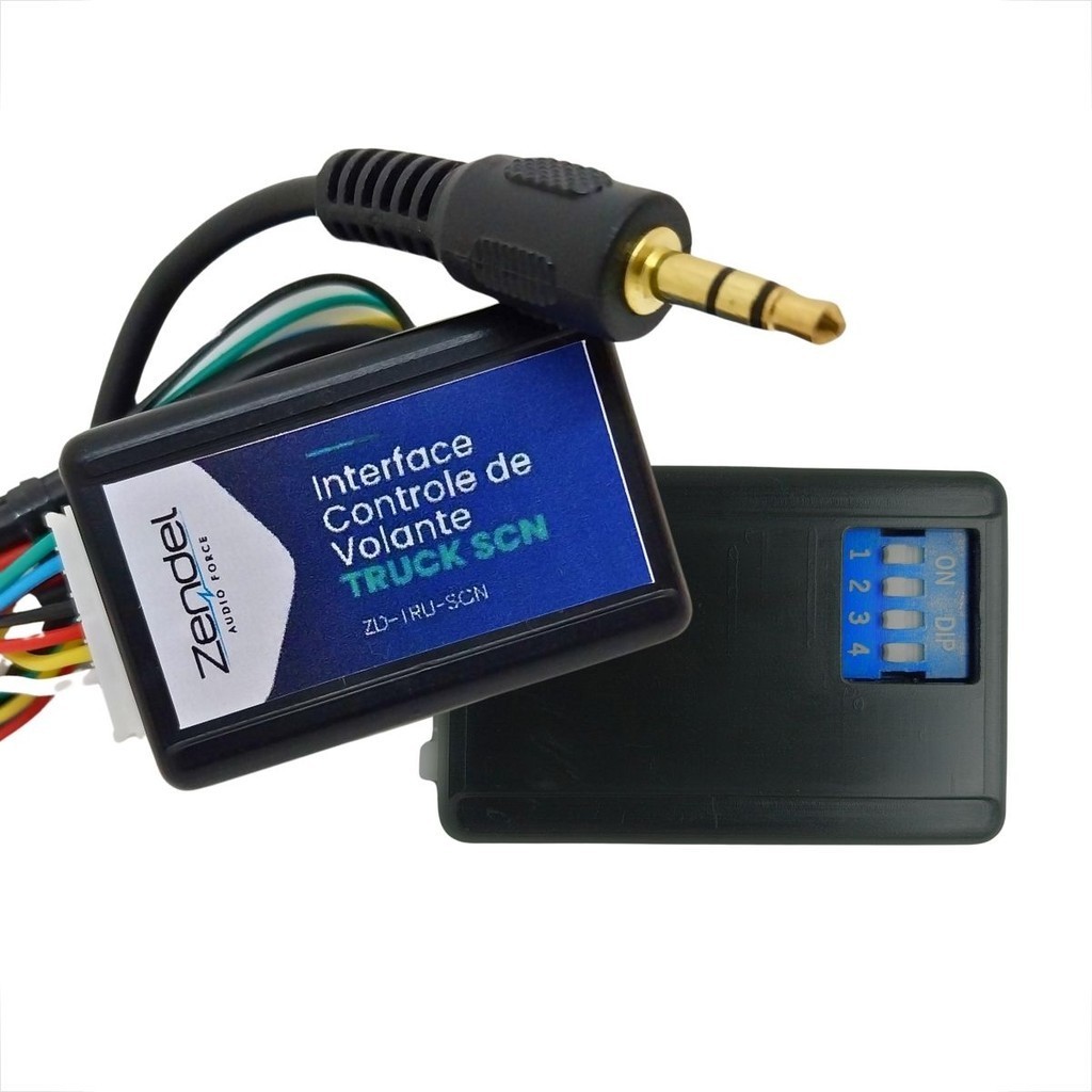 INTERFACE CONTROLE COMANDO SOM VOLANTE TRUCK P2 SCANIA CAMINHAO MULTIMIDIA PIONEER UNIVERSAL