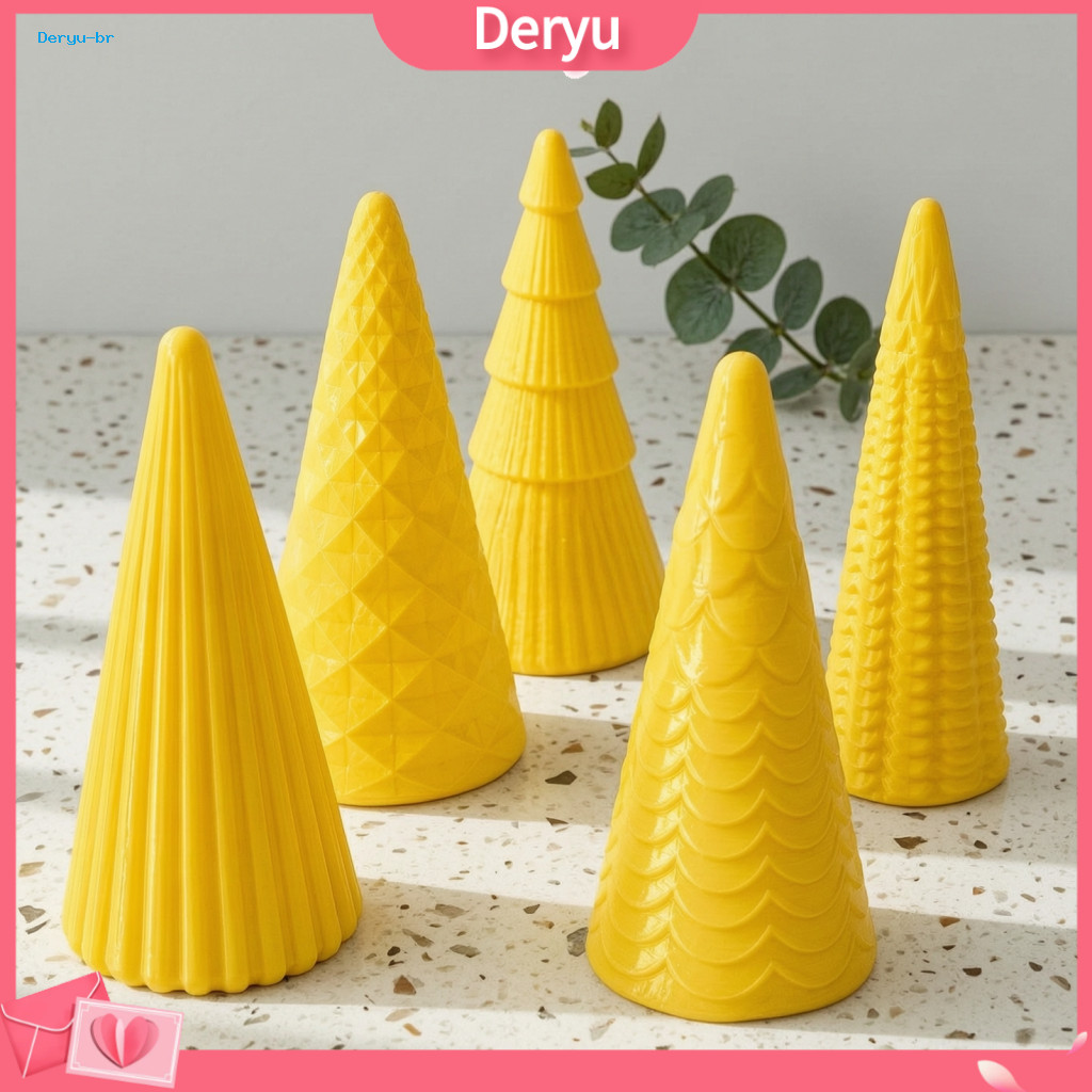 Desktop Holiday Ornaments Nordic Style Home Decor 5pcs Illuminated Christmas Tree Tabletop Led Non-led Options for for
