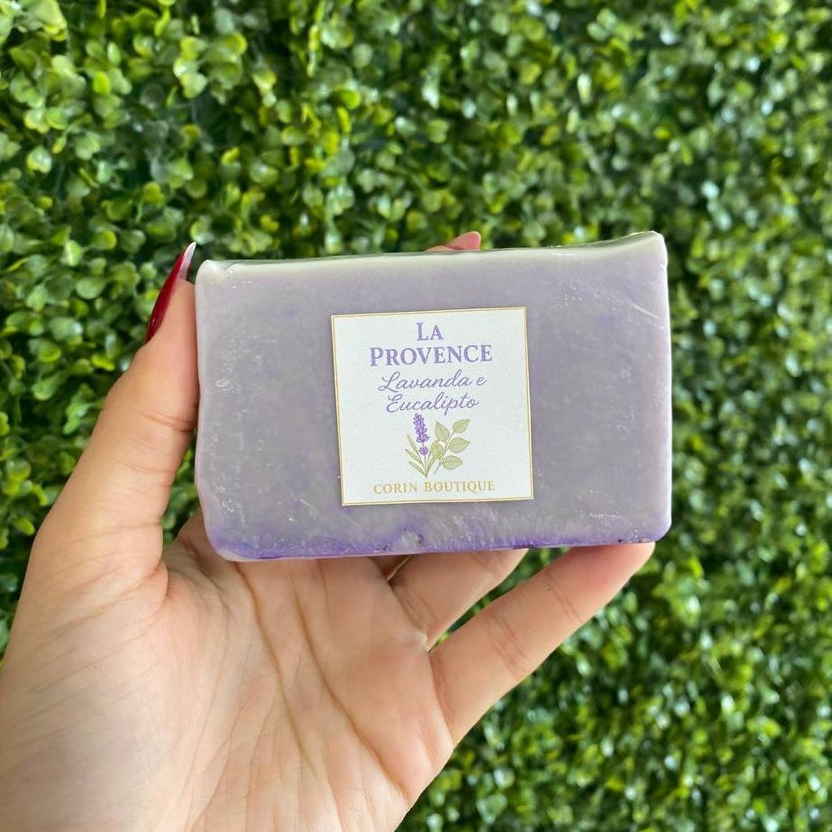 Sabonete Lavanda com Eucalipto 150g Anti Estresse Natural e Alivio Respiratório
