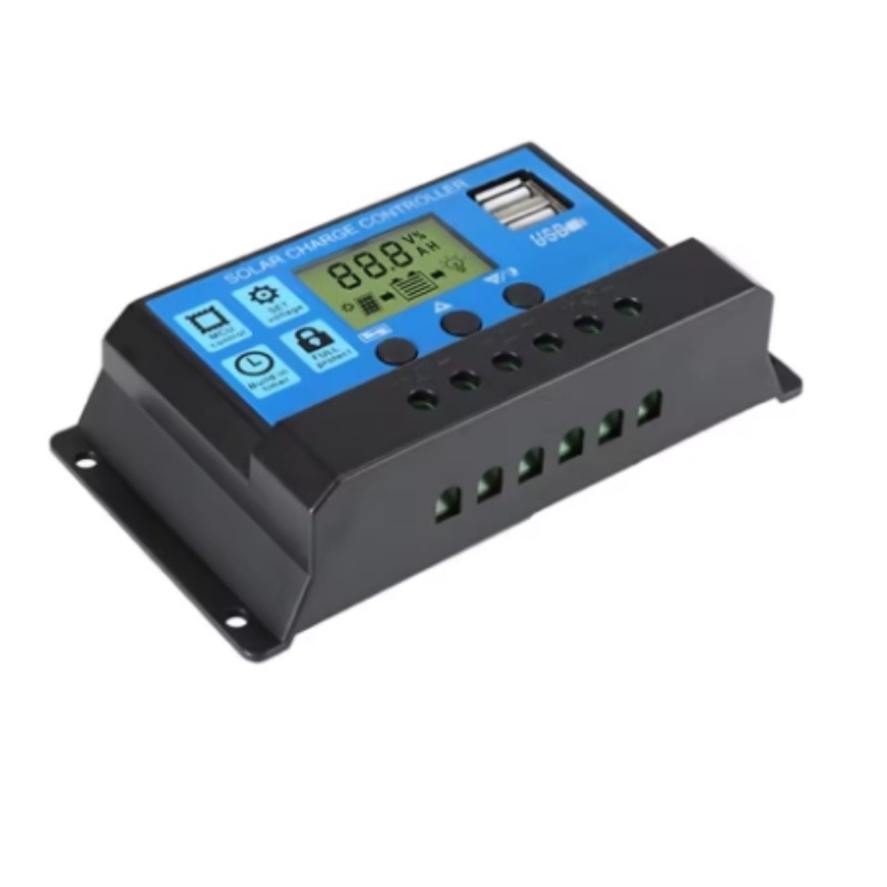 Regulador Fotovoltaico Inteligente One PC SUOER 30A : Gerenciador De Bateria Com Detecção Automática De 12V/24V Para Sis