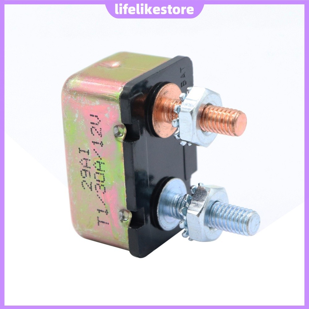Disjuntor 30A 12V/24V Com Reinicialização Automática De Bateria Dupla Tampa [lifelikestore.br]