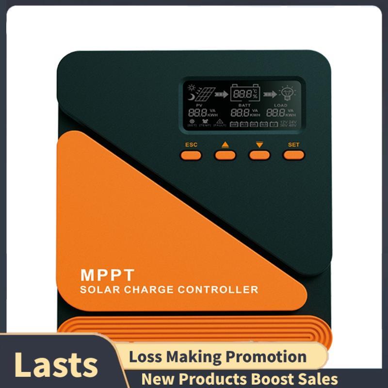 Controlador De Carga Solar MPPT 30A Painel Regulador 12V 24V Bateria Entrada PV 100VOC
