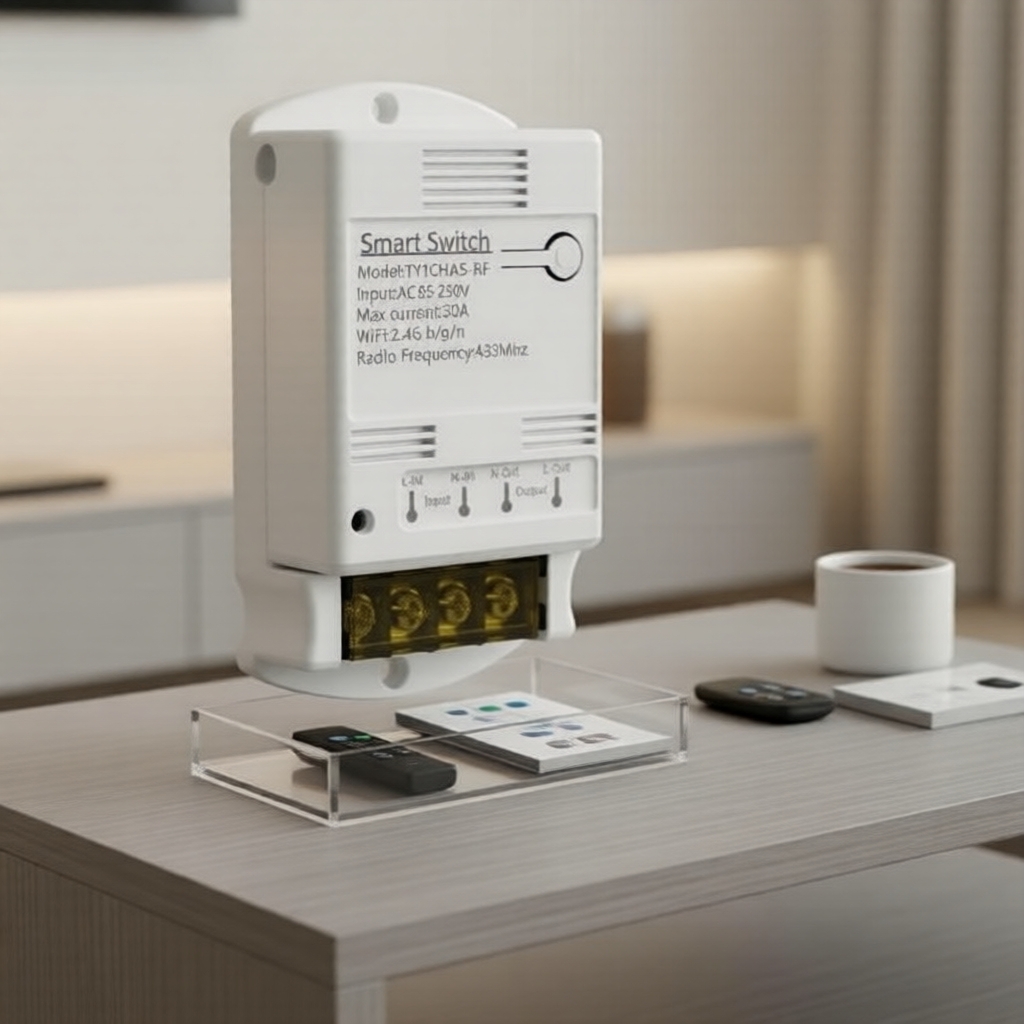 Controlador de Relé WiFi 30A Tuya 85-250V CA 12V/24V CC, controle por aplicativo Smart Life, voz ou temporizador
