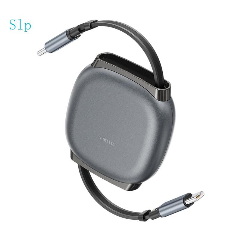 Cabo De Dados Slp Fast Charge Type C Para Com Armazenamento De Transporte De Tamanho De Bolso