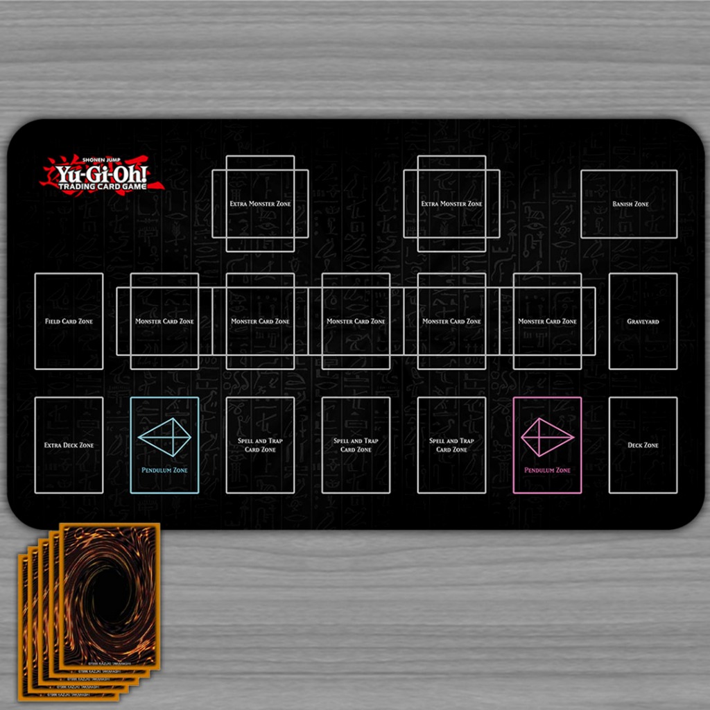 PLAYMAT YU-GI-OH! TCG - YU-GI-OH! TCG BLACK MINIMALIST