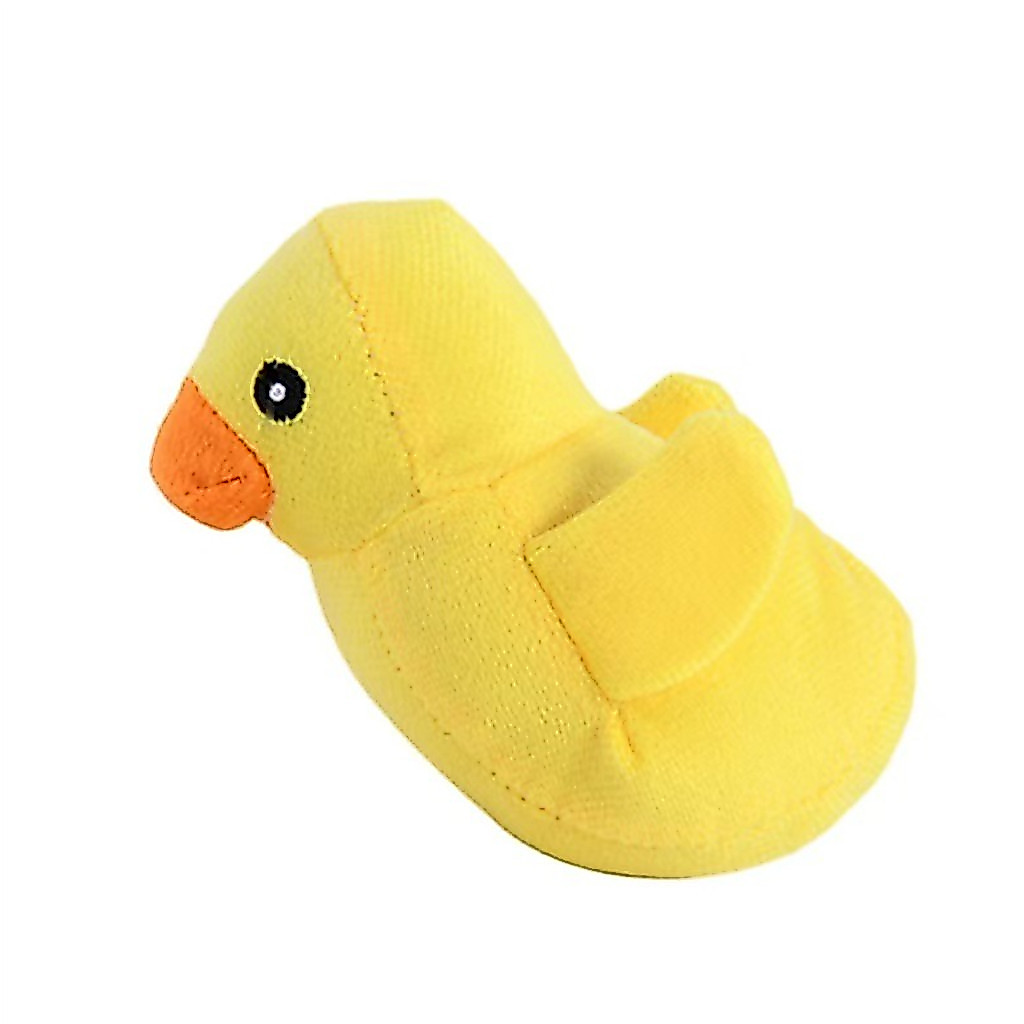 Pelúcia Patinho Amarelo 12cm Conforto Cães Gatos Lovely Vibe
