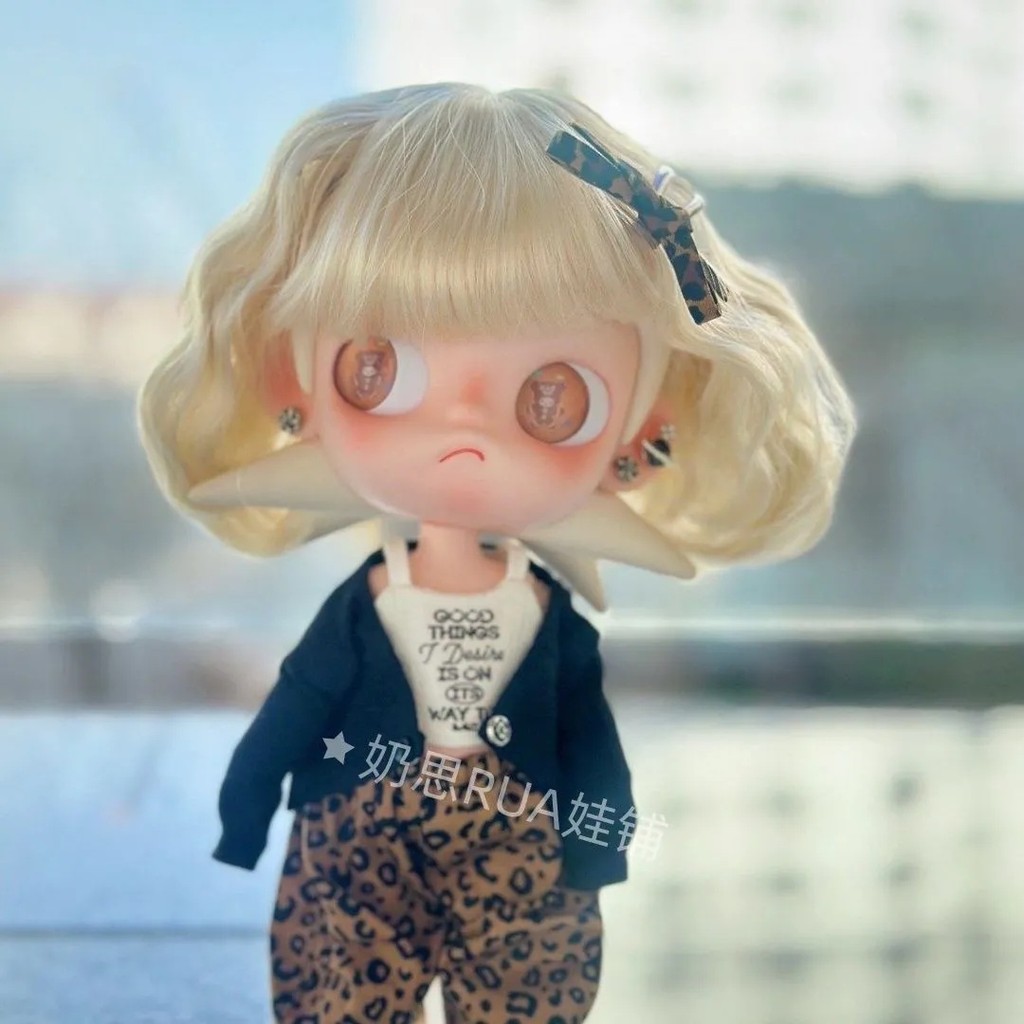 Peruca de boneca FX Super fofa [coleção de peruca] Gazi Sister Gingerbread Man 1|Cabelo cacheado Zsiga de 2a geração 1|8