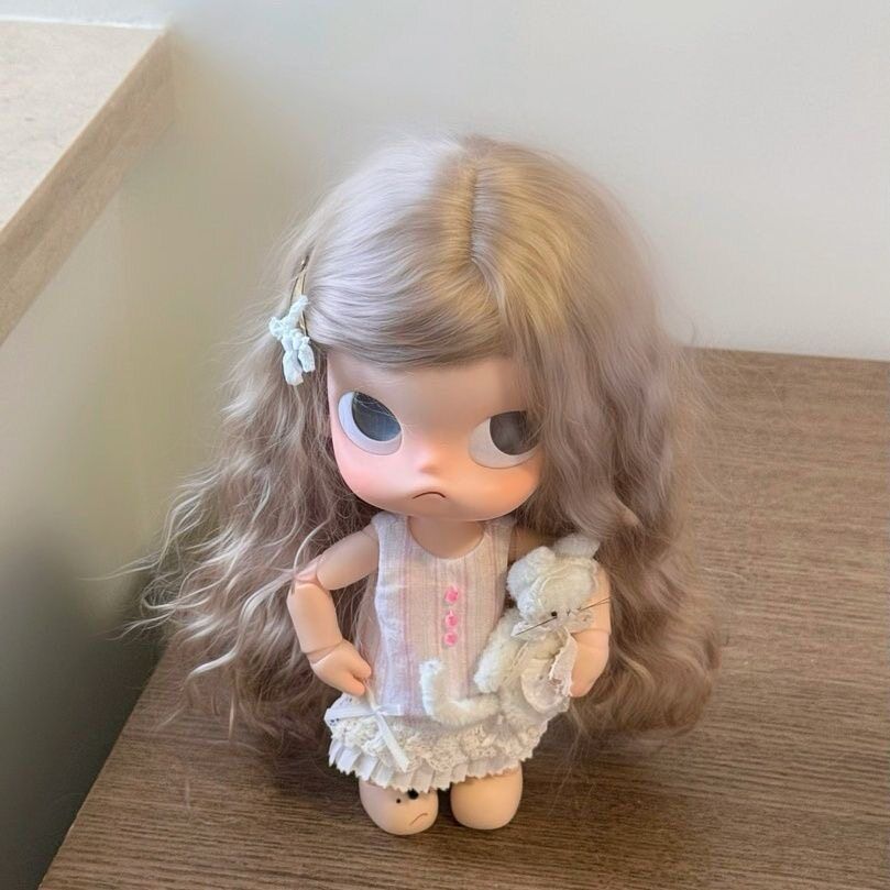 Novo estilo [Coleção de peruca Gazi Sister Gingerbread Man 1|Cabelo cacheado Zsiga de 2a geração 1|8 bonecos de ação bjd