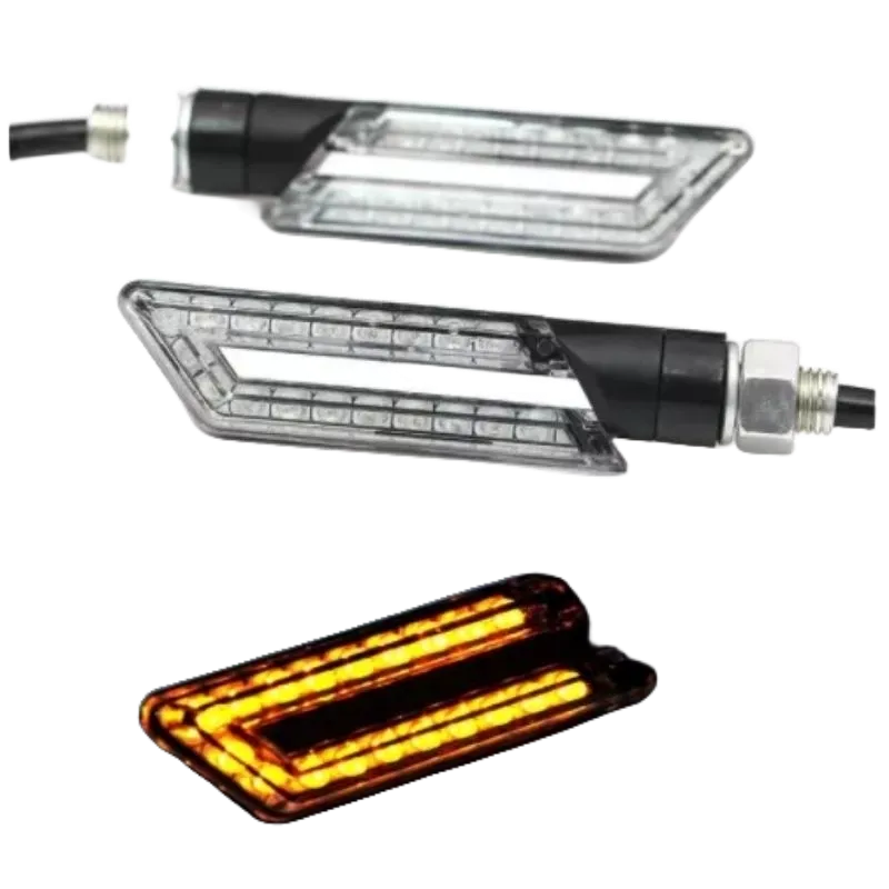 Kit 2 Setas Pisca Led Moto Universal