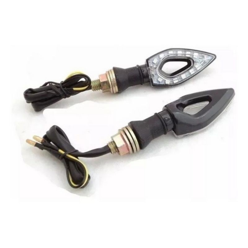 kit 2 Setas Pisca Led Moto Universal 0005
