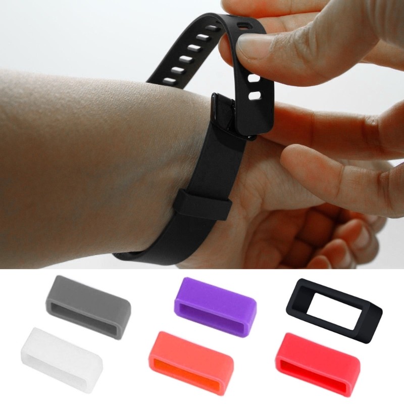 Estone 5 Peças Anéis Suporte Pulseira Relógio Silicone 26mm 24mm 22mm Círculo