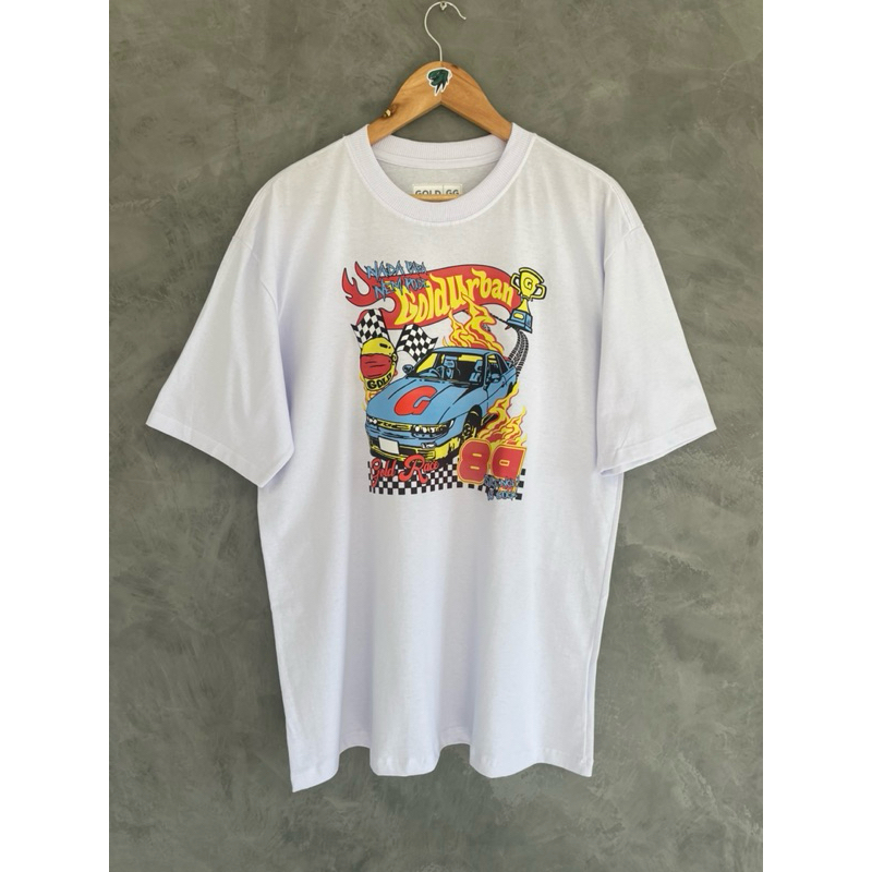 Camiseta Oversized masculino GOLD RACE Masculina Algodão 100% Fio 30.1