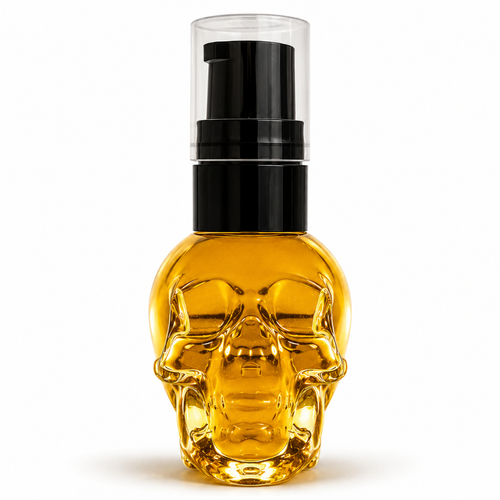 Óleo para Barba Gold Million Jhony Barber 30ml com Hidratação e Nutrição para Modelagem dos Fios