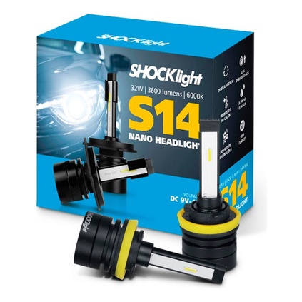 LAMPADA LED HEADLIGHT S14 NANO H11 6000K 12V 32W 3600LM SHOCKLIGHT