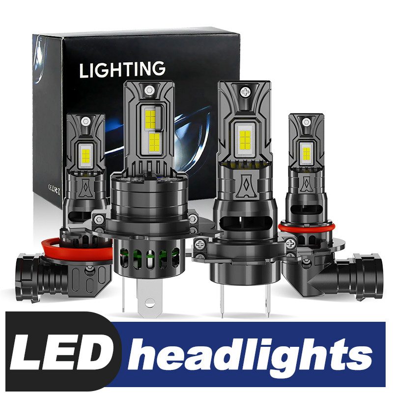 2PC H7 LED Headlight H4 HB2 Bulb CSP 20000LM H8 H9 H11 9005 HB3 9006 HB4 Car Headlamp Auto Mini Canbus Turbo Light 6500K