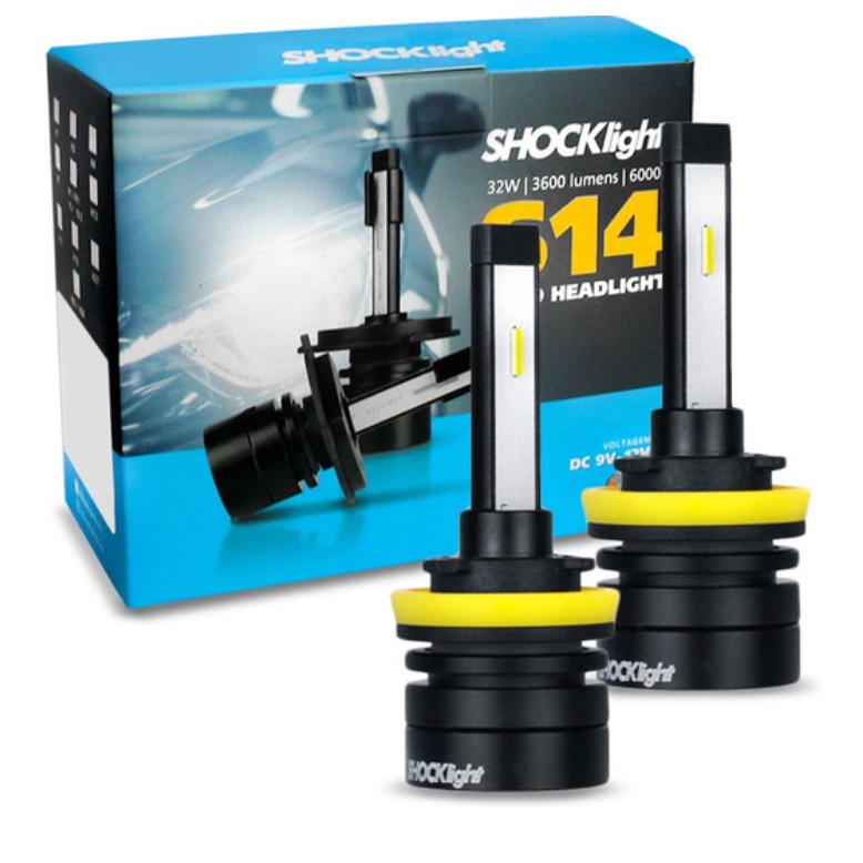 Lâmpadas Shocklight Super LED Nano H11 6000k Headlight S14