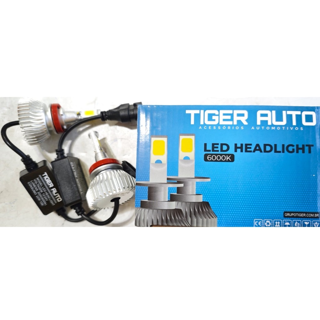 par lampada farol led h11 led headlight TG1001H11