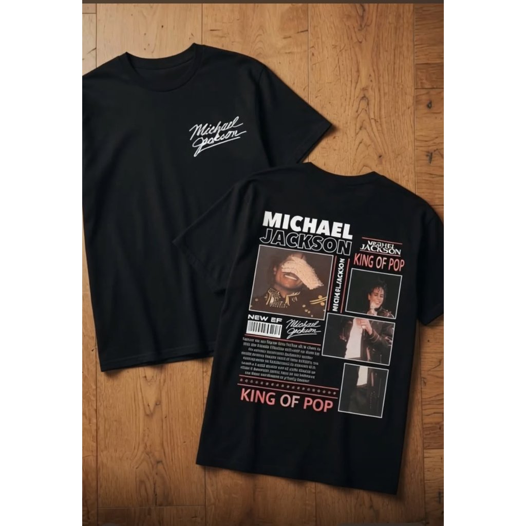 Camiseta  Michael Jackson Unissex 100%Algodão Leve Macio Rock Roll Adulto Estampado Lançamento