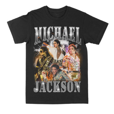 Camiseta  Michael Jackson Rei Do Pop Unissex 100%Algodão Leve Macio Rock Roll Adulto Filme 2026