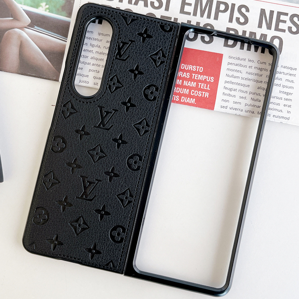 Marca De Moda Impressa Tela Dobrável Capa De Couro De Luxo Para Samsung Z Fold 8 7 6 5 4 3 2 8Ultra