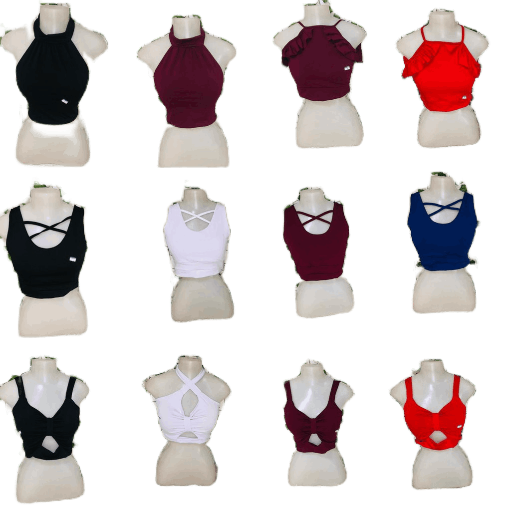 Cropped lycra diversos modelos e cores bem verão com BOJO Moda fitness academia