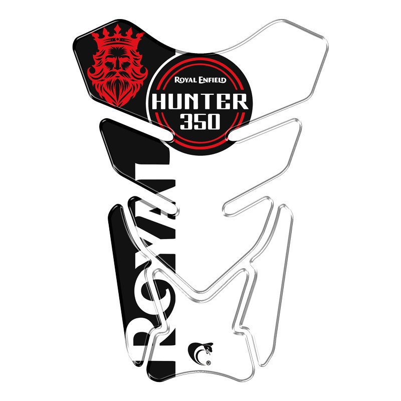Protetor Adesivo Moto resinado Hunter 350 PRETO