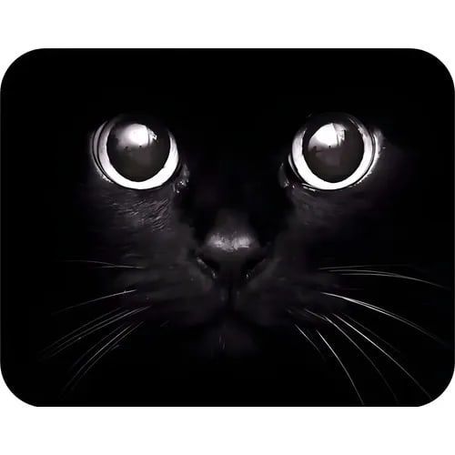 Mousepad Gato Preto Mouse Pad -