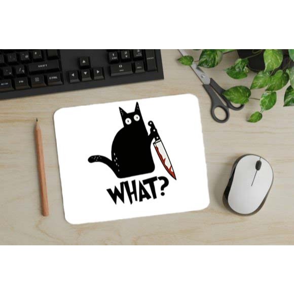 Mouse Pad Gato What ?