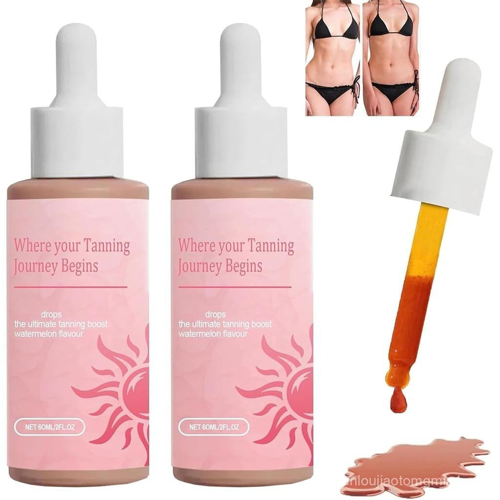 Novas gotas de bronzeamento sem sol de 2025, gotas de bronzeamento Dolce Love, gotas de bronzeamento ZERIA - as au