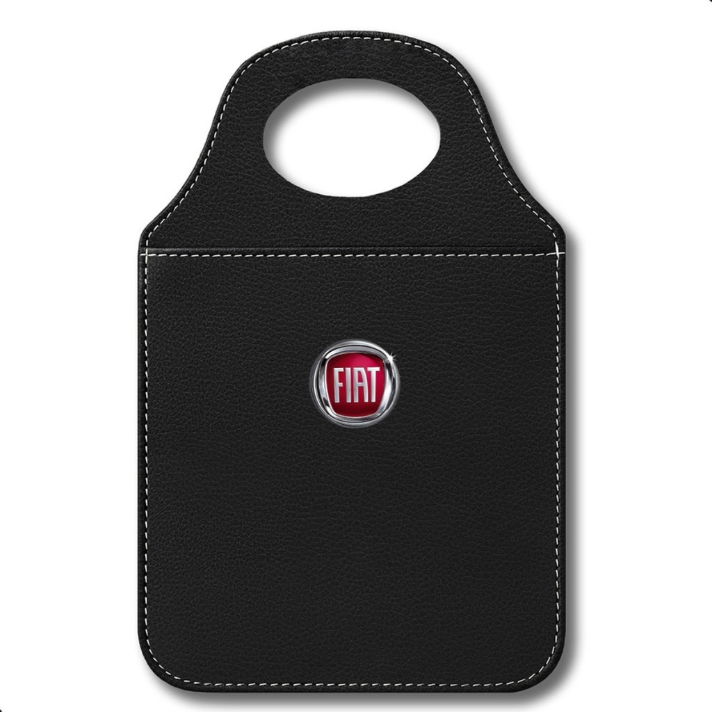 lixinho Organizador Lixeirinha Fiat Couro Ecológico Lixo Para Carro organizador