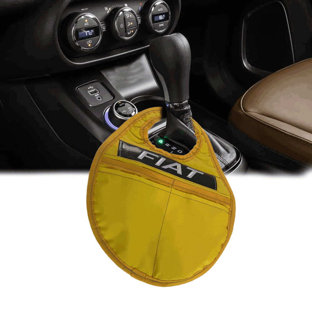 Organização E HIGIENE LIXO LIXINHO LIXEIRA PORTA TRECOS CAMBIO DE CARRO 3 BOLSOS MATERIAL IMPERMEAVEL LAVAVEL ESPUMADO NA COR AMARELO PARA CARRO VEICULOS FIAT PALIO UNO FIORINO TORO DOBLO STRADA WEEKEND SIENA MOBI ARGO CRONOS TODOS