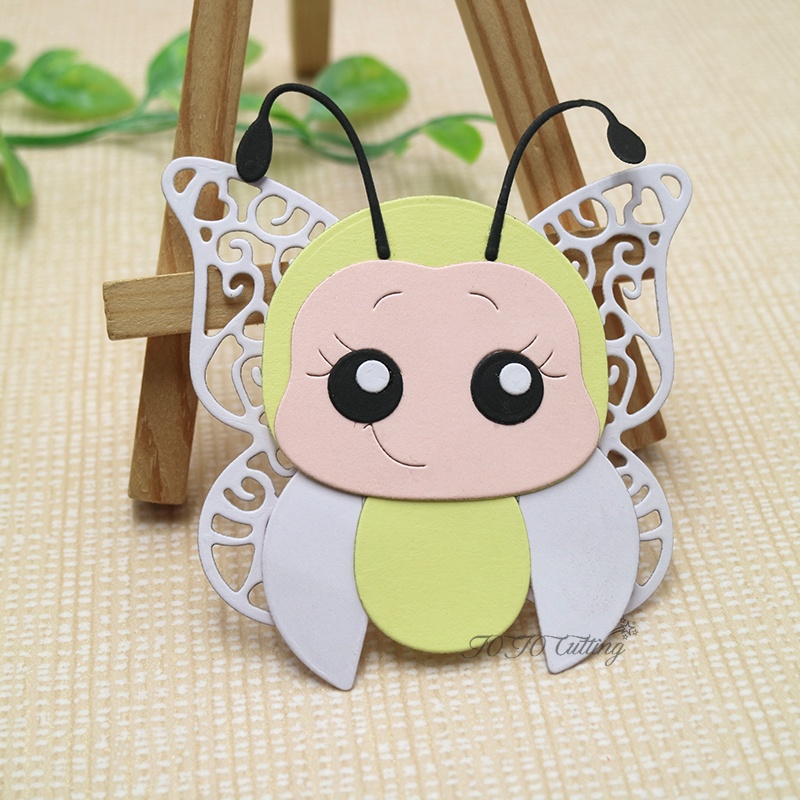 Cute Bee Metal Cutting Dies Paper Embossing Stencil Scrapbooking Cartão De Boas Festas DIY Cortes Artesanais