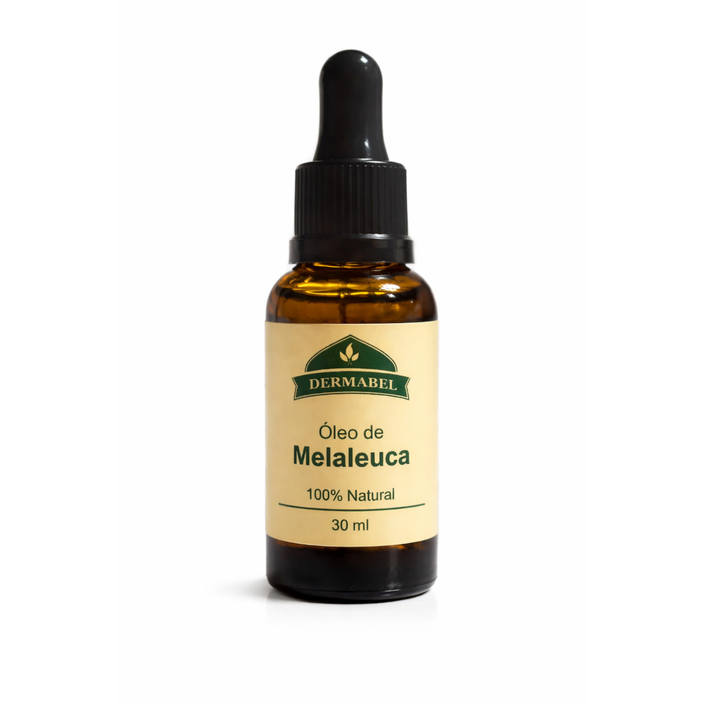 Óleo de Melaleuca 30ml Combate Micose das Unhas, Oleosidade, Acne e Fortalece os Cabelos