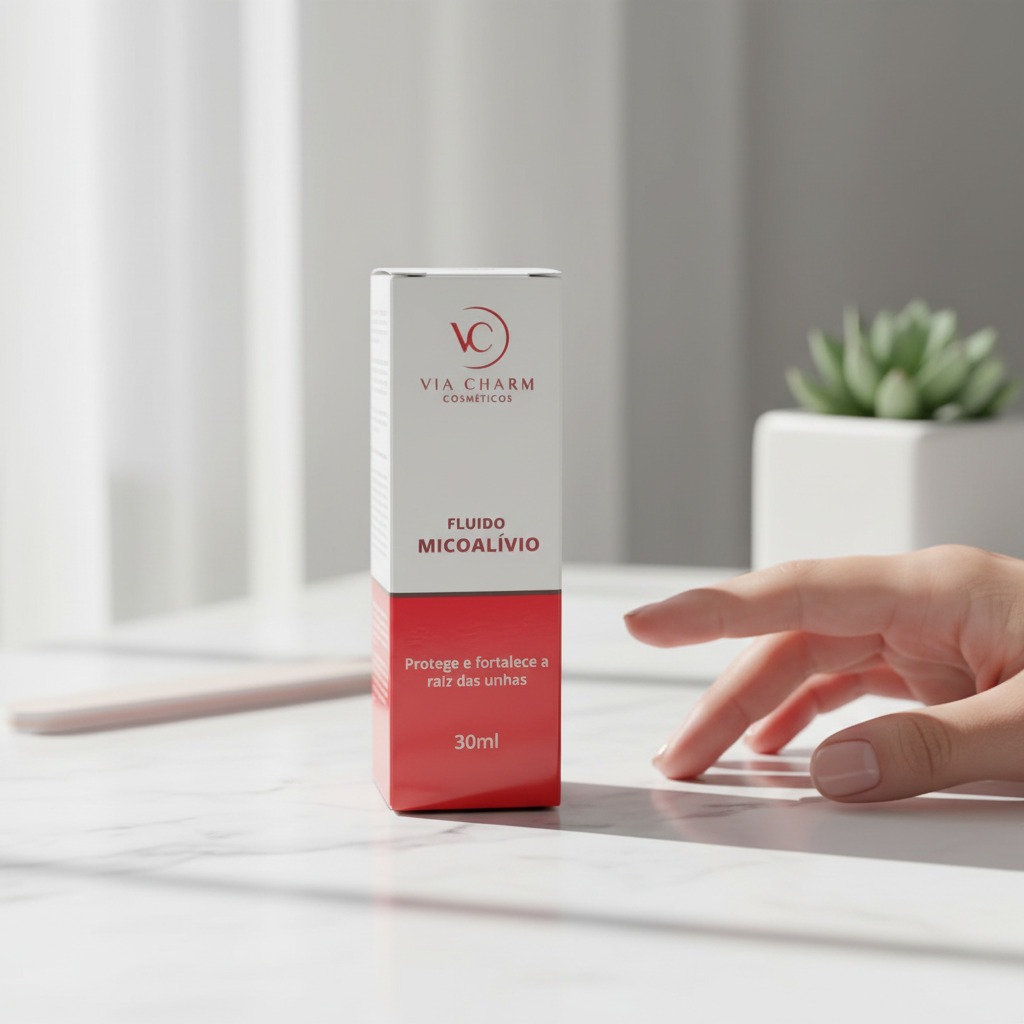Fluído Micoalívio Protege Fortalece Raiz das Unhas Viacharm
