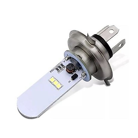 Lampada Farol Led H4 Moto Efeito Xenon Super Branca Titan cg pop110 cbx cb500 Cb 300 Xre bros 2003 a 2008 strada Falcon fazer lander Titan 125 150 160...