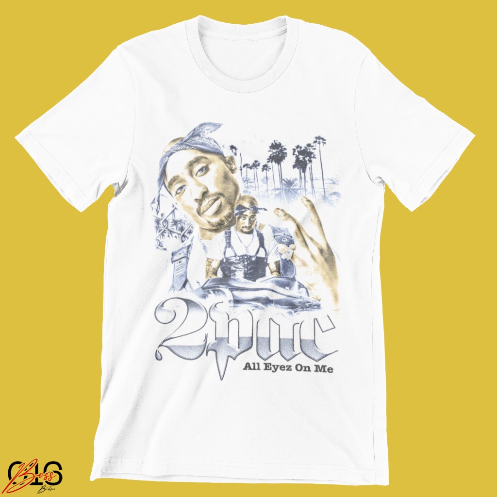 Camiseta 2Pac Tupac Shakur Lenda do Rap Americano Exclusiva 100% Algodão [IMPERDÍVEL]