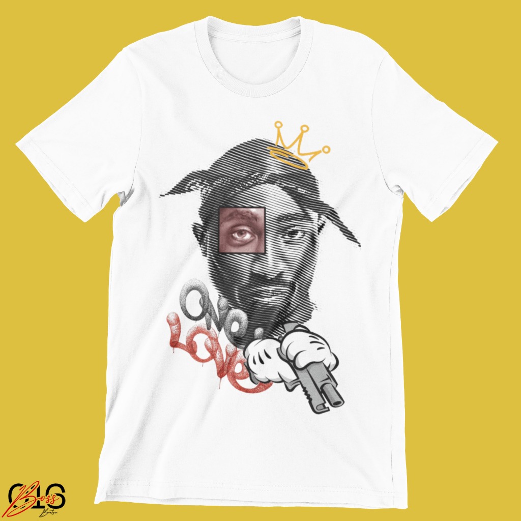 Camiseta 2Pac Tupac Rapper Americano Lenda Exclusiva 100% Algodão [IMPERDÍVEL]