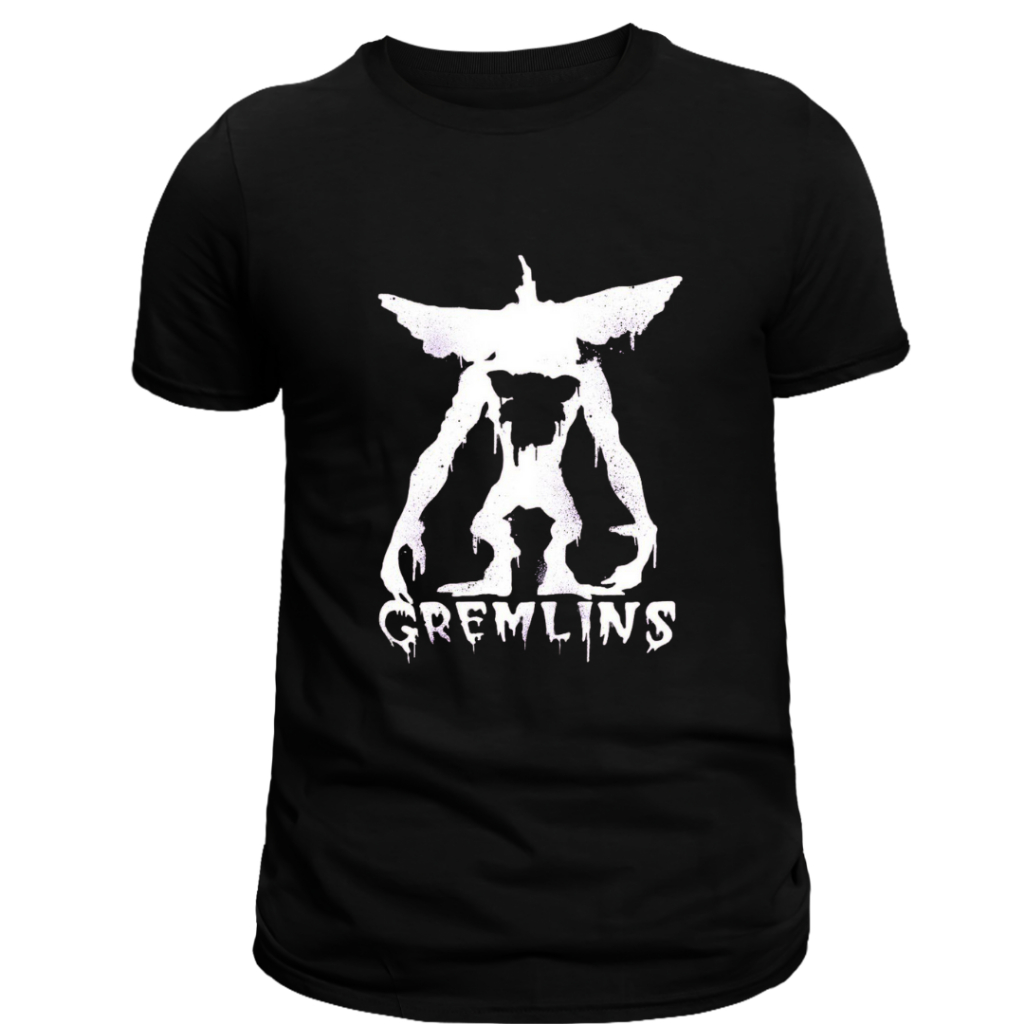 Linda Camisa, Camiseta Estampas Diversas,Gremlins, em 100% Algodão, Envio Rápido.