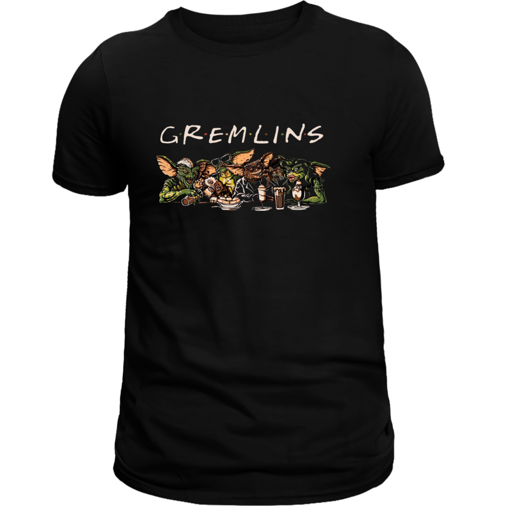 Camiseta Gremlins, 100% Algodão, Adulto e Infantil, 100% Algodão, Envio Rapido