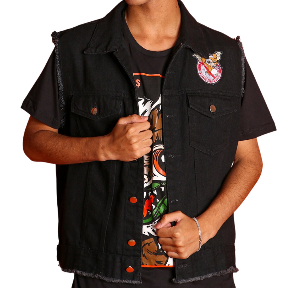 Colete Jaqueta Jeans - Gremlins Terror Gizmo