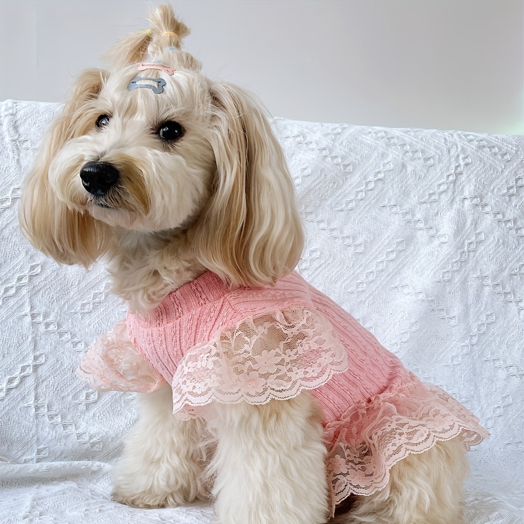 Adorable Solid-Colored Pet Flying Sleeve Dress: Breathable Loungewear for Dogs & Cats - Perfect for Summer Parties R19P*