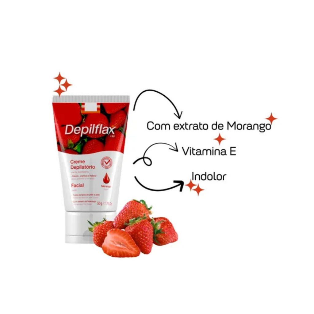 Creme Depilatório Corporal Depilflax - Depila Sem Dor