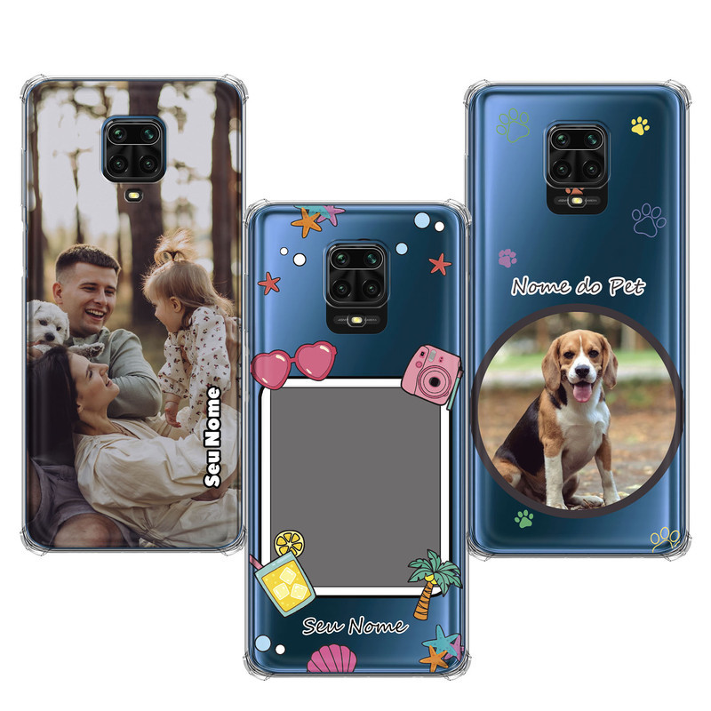 Capinha compatível com Xiaomi Redmi Note 9 Pro - Fotos Personalizadas