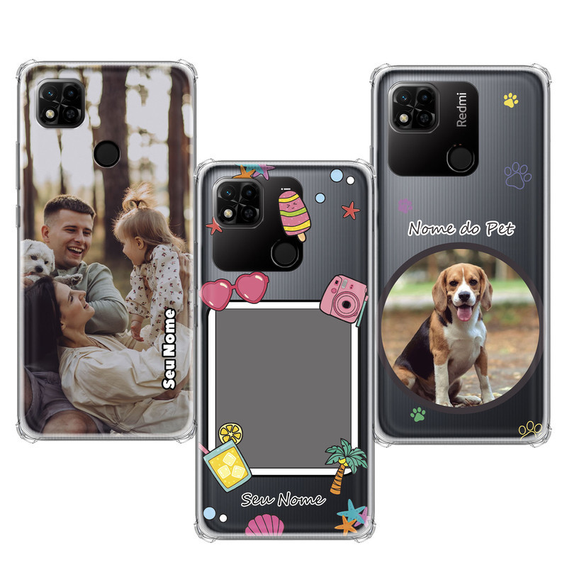 Capinha compatível com Xiaomi Redmi 10A - Fotos Personalizadas