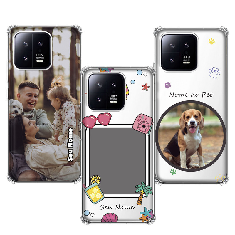 Capinha compatível com Xiaomi 13 - Fotos Personalizadas