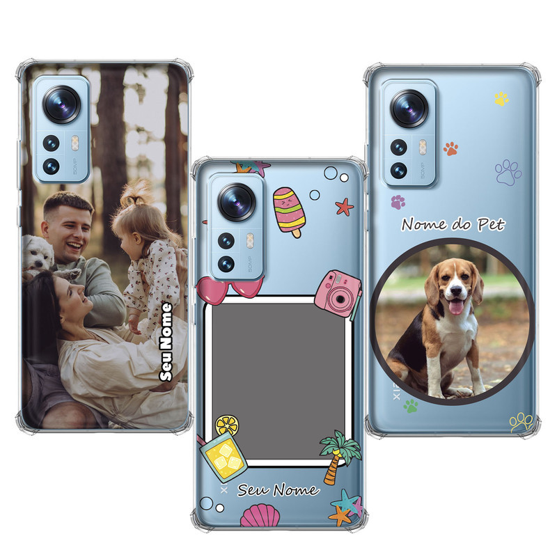 Capinha compatível com Xiaomi 12 - Fotos Personalizadas