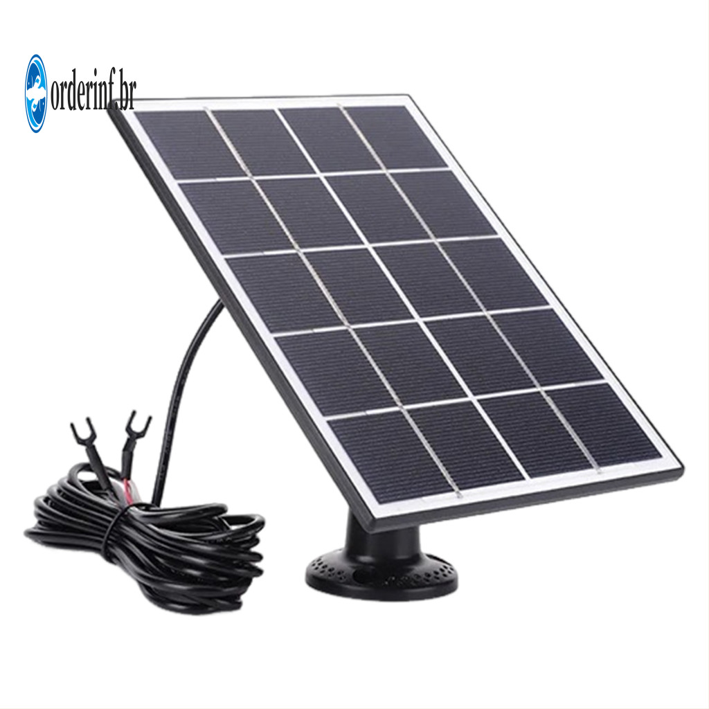 Ultra-thin Solar Panel Short Circuit Protection 3.3w Waterproof for Ring Video Doorbell 4/3/plus/2 – High Low Temperat