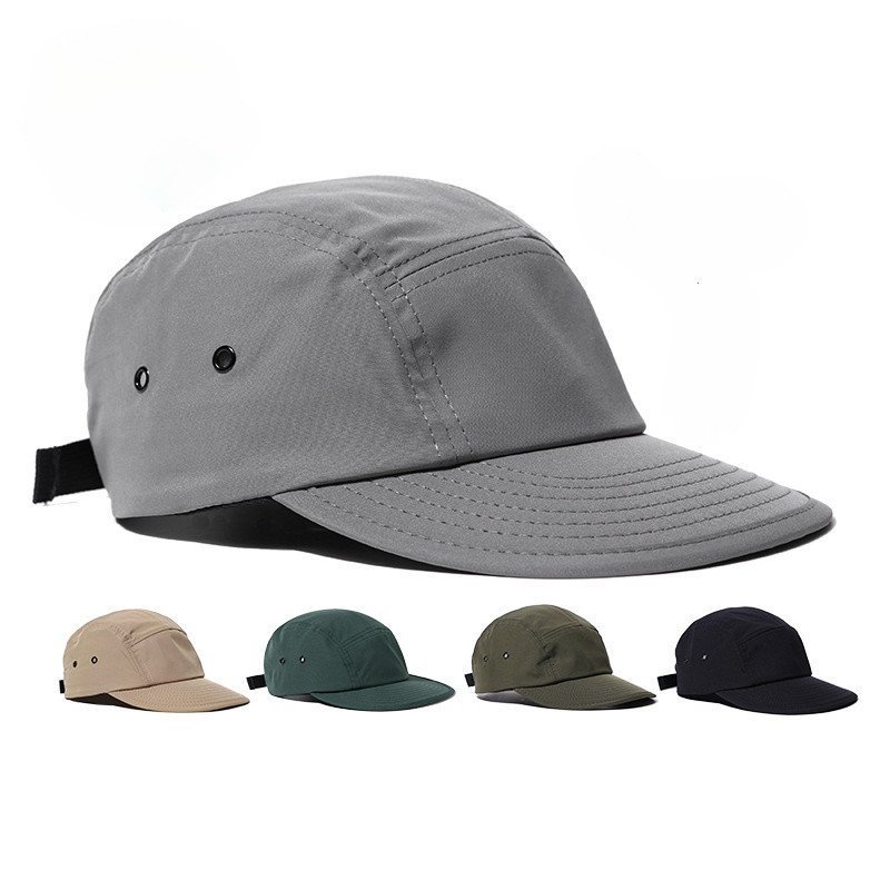 5 Panel Cooling Cap Homem Summer Waterproof Baseball Com Fivelas Respiraveis Quick Dry Sport Running Hat Para O Exterior