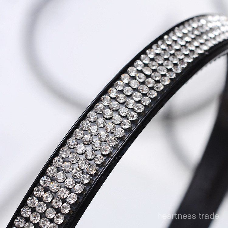 Tiara de diamante, chapéu simples antiderrapante com dente de strass